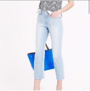 J.crew‎ vintage cropped jeans Parisi light wash size 26